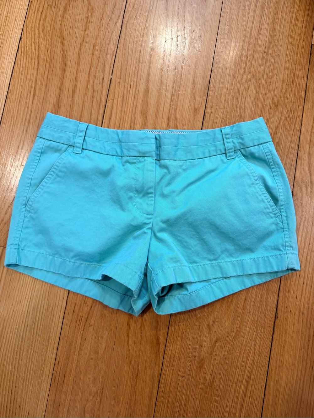 J. Crew Green Broken-In Chino Shorts 6
